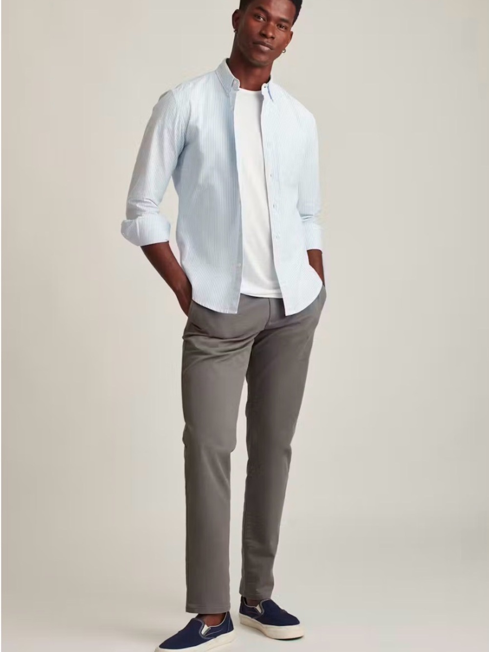 Bonobos Original Chino Slim Fit Pants in Graphites 35/34